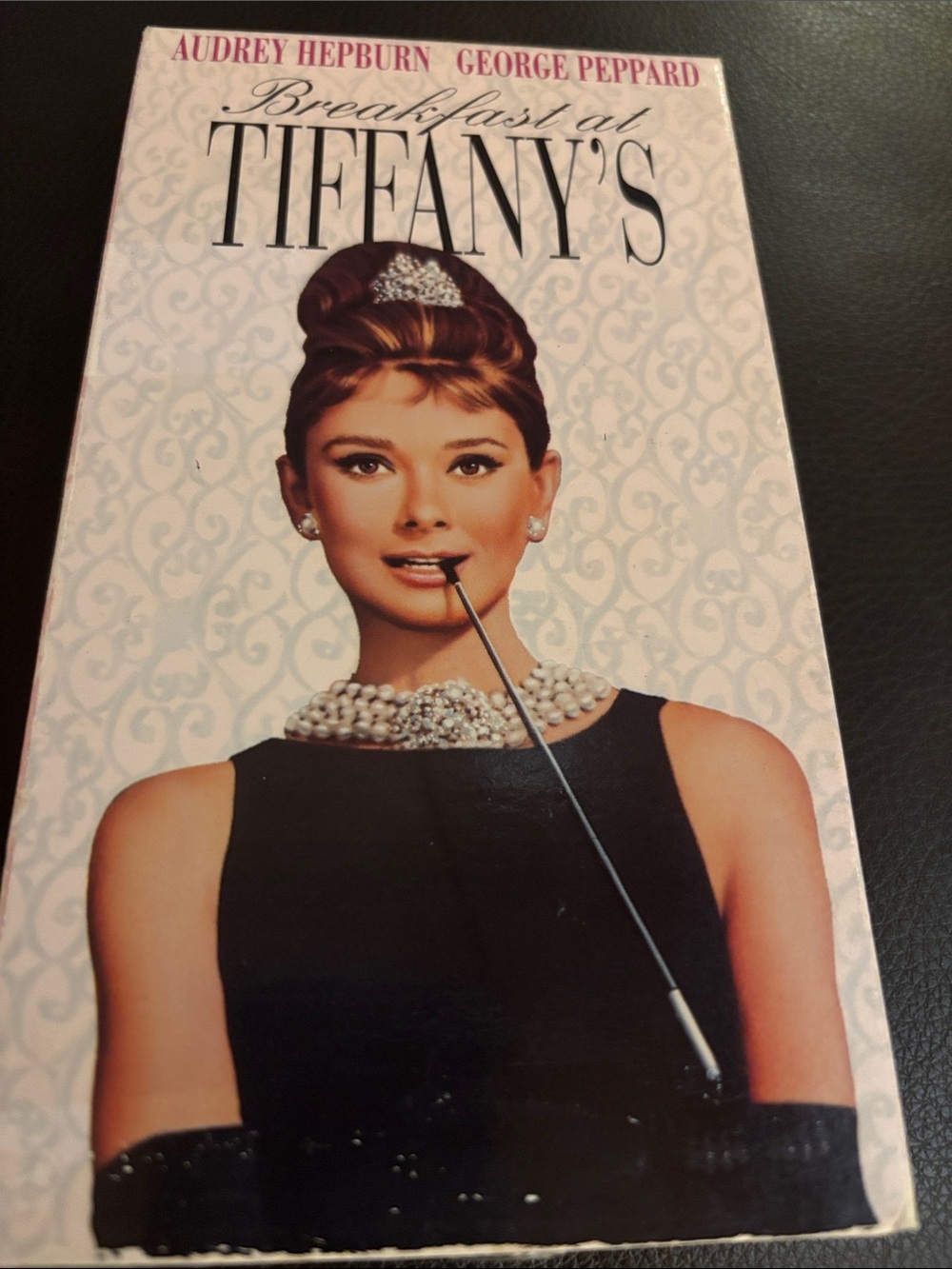 1961 classic film Breakfast at Tiffany's starring Audrey Hepburn and George Pep
